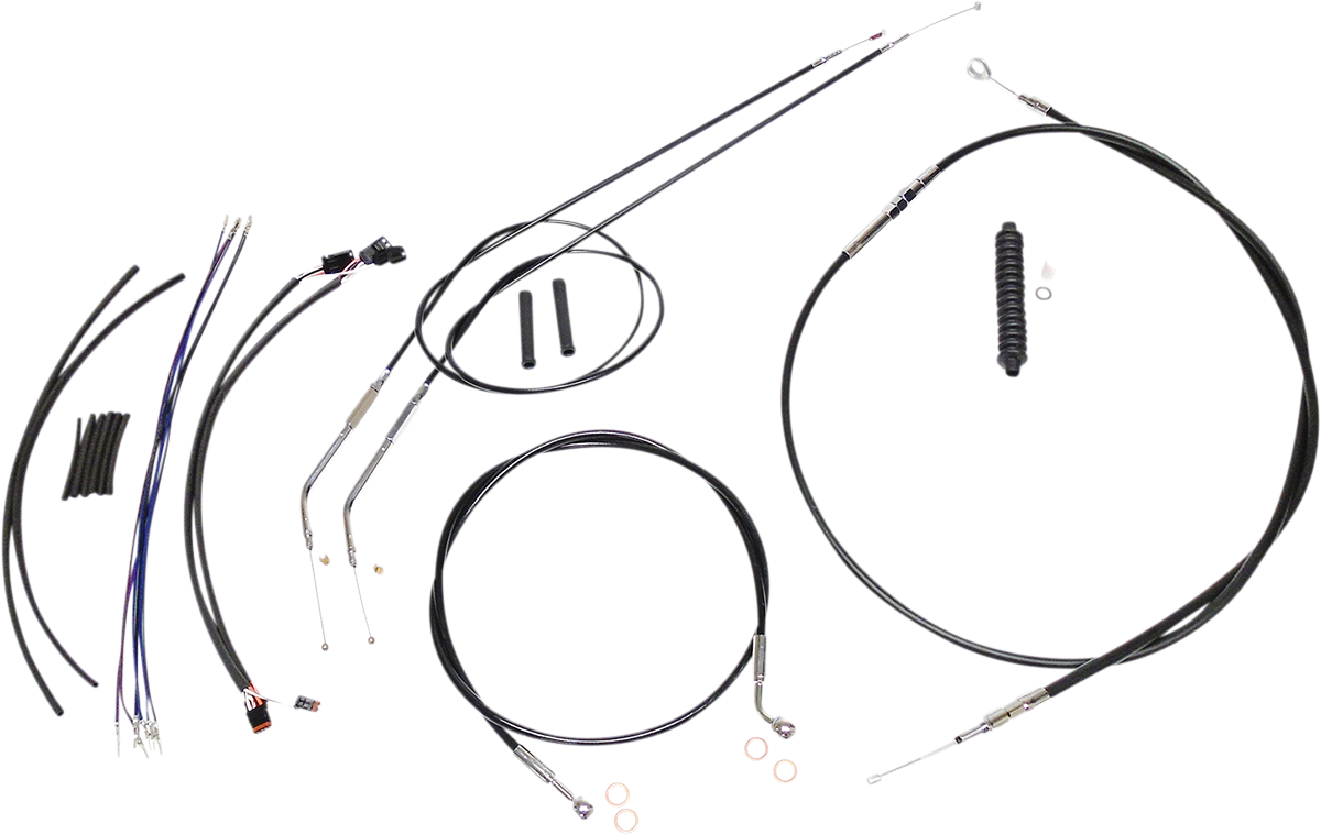 XR Handlebar Installation Kit - 10"-12" Ape Hangers - '14-'22 Sportster - Black/Chrome