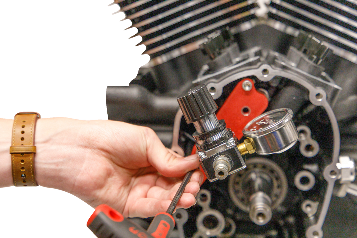 Assembled Engine Case Piston Cooling Jet Pressure Tester