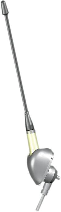 Heavy-Duty Universal Top/Side-Mount Rubber Mast Antenna
