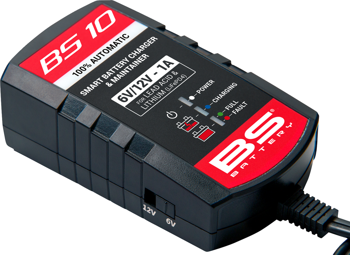 BS10 Smart Battery Charger & Maintainer