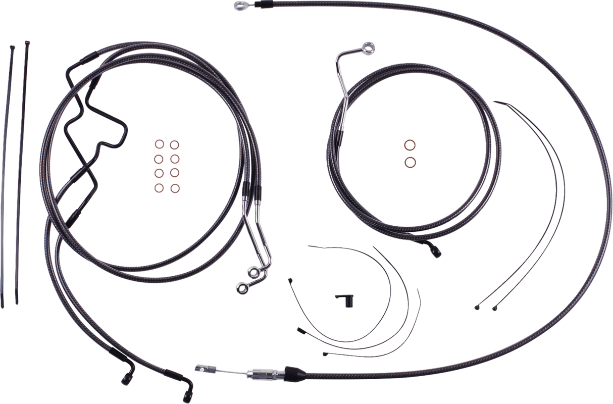 KARBONFIBR Designer Handlebar Installation Kit - 10" - '21-'23 FLTR