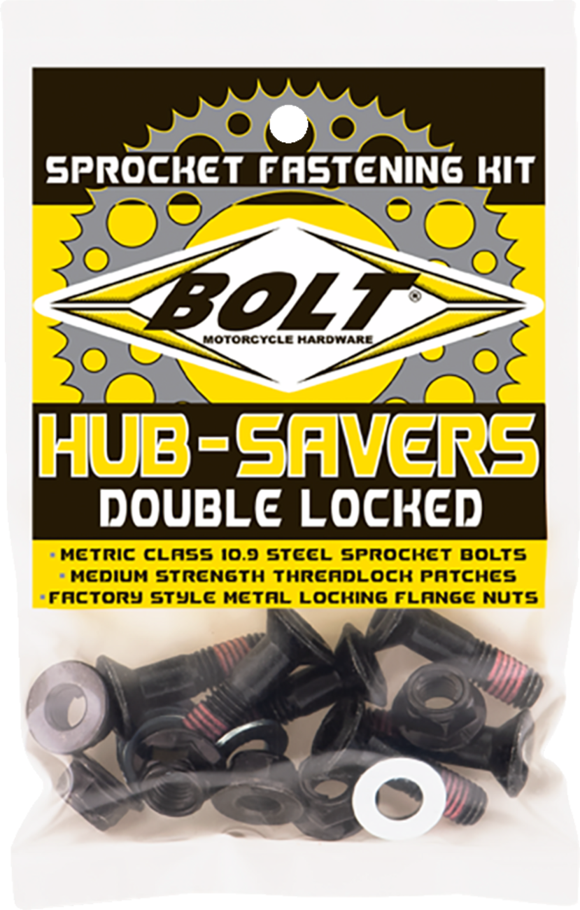 Hub-Savers Double Locked Sprocket Fastening Kit