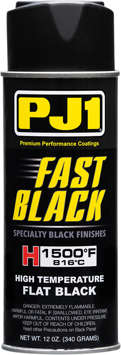 Fast Black Matte High-Temperature Paint