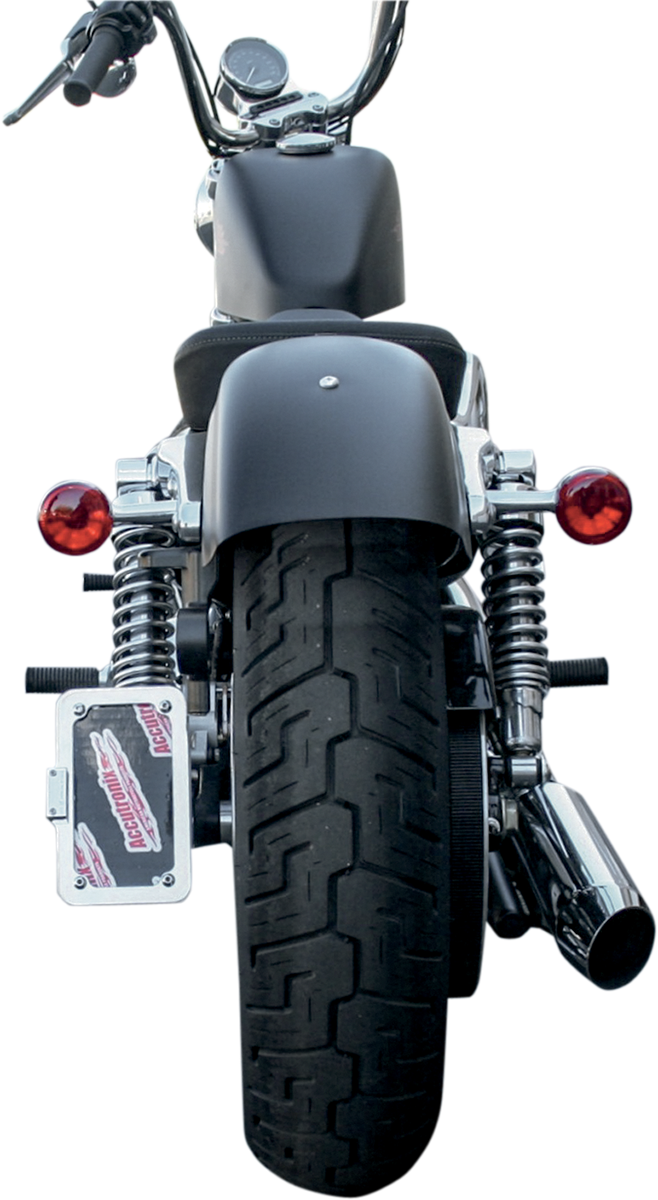 Side Mount License Plate with LED Tag Light