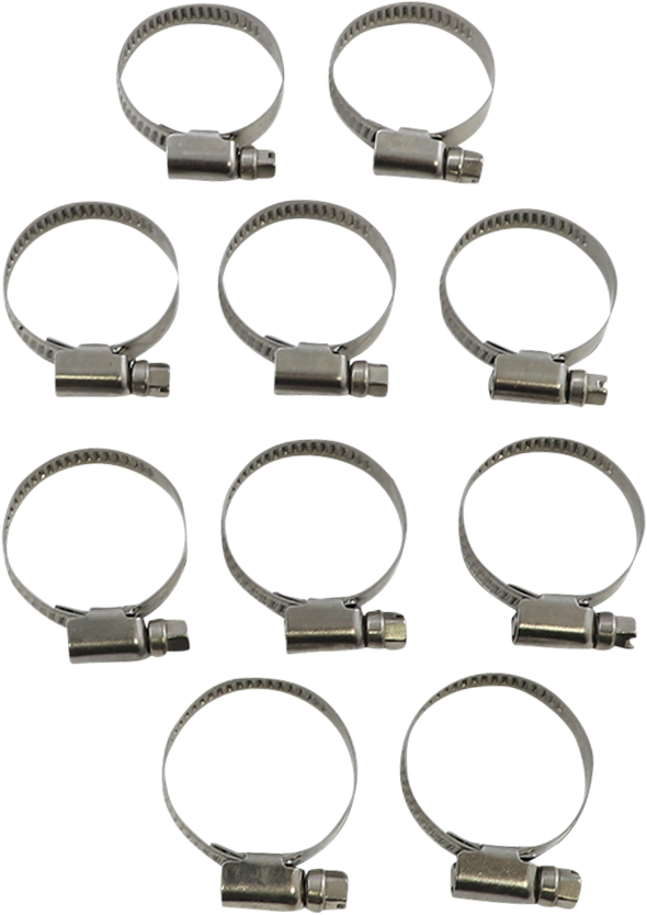 Embossed Stainless Steel Hose Clamps