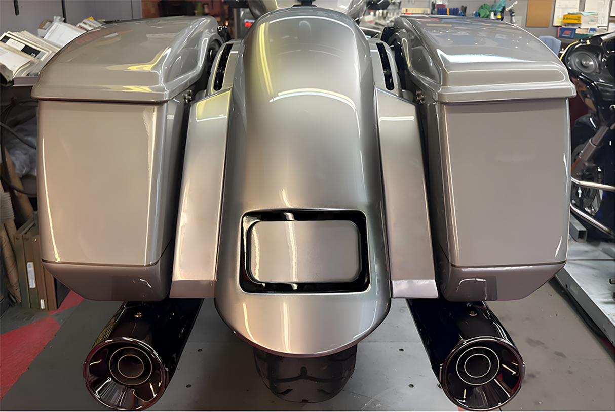 Rear Short Sport Fender and Plate Frame