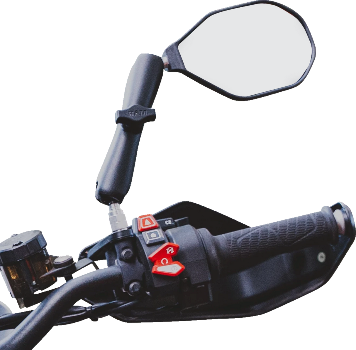 Tough-Mirror™ Right Mirror with Ball