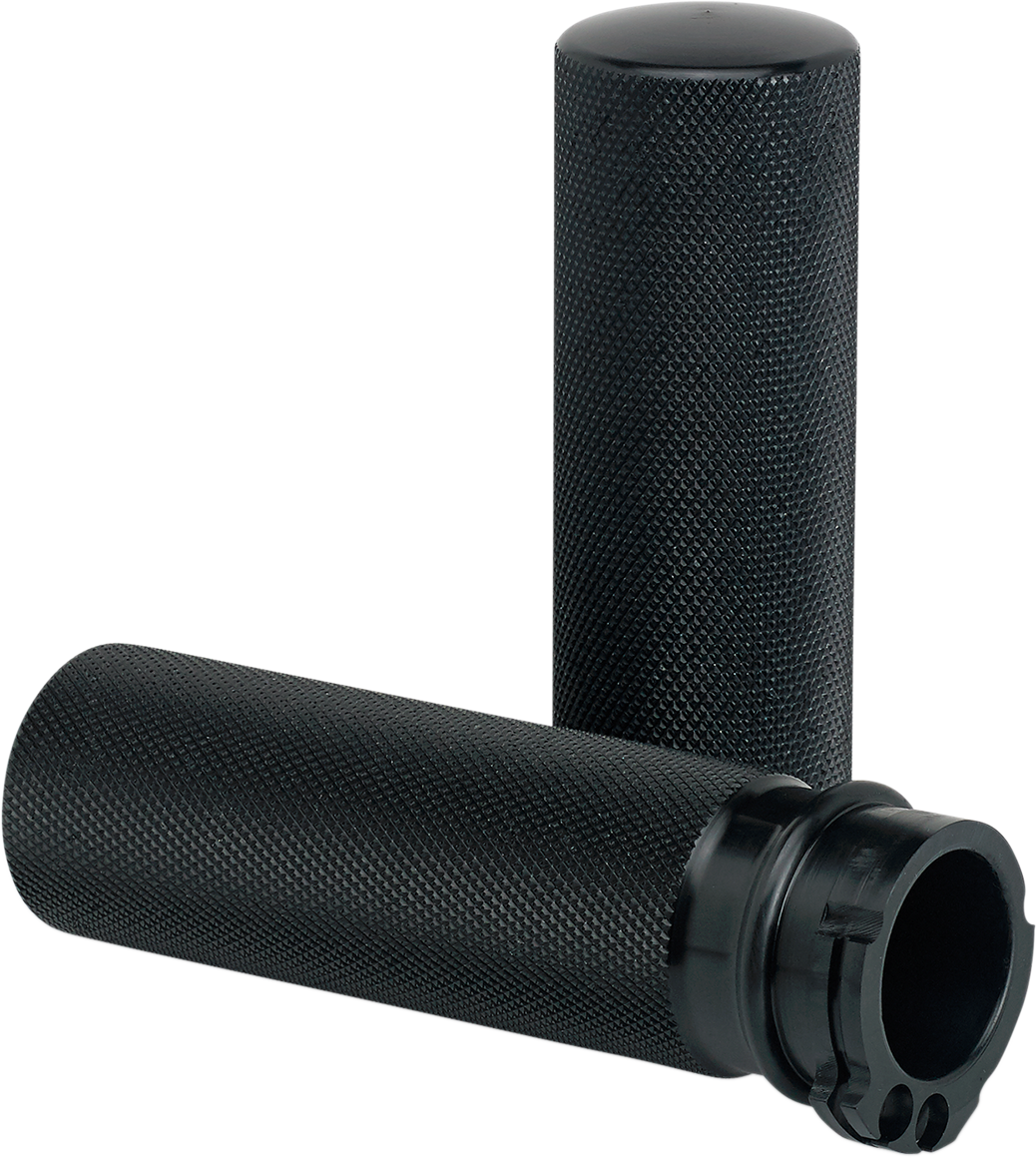 Knurled Hand Grips - Cable - Black