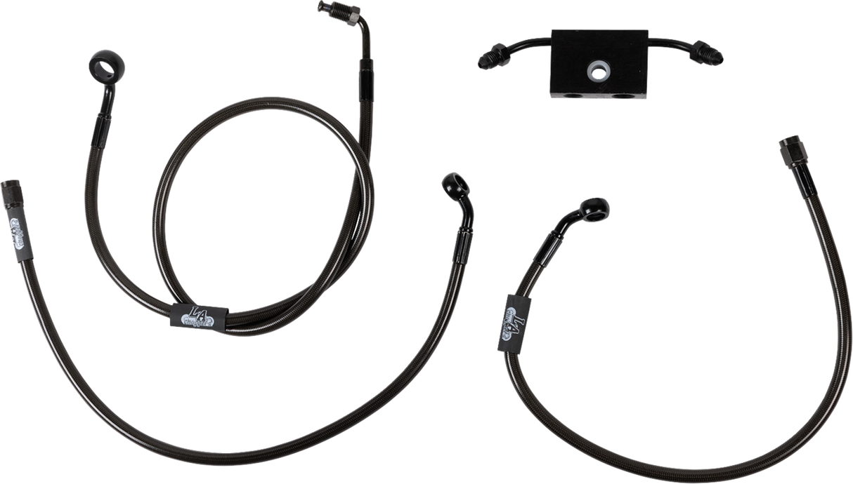 Midnight Braided Brake Line Kit