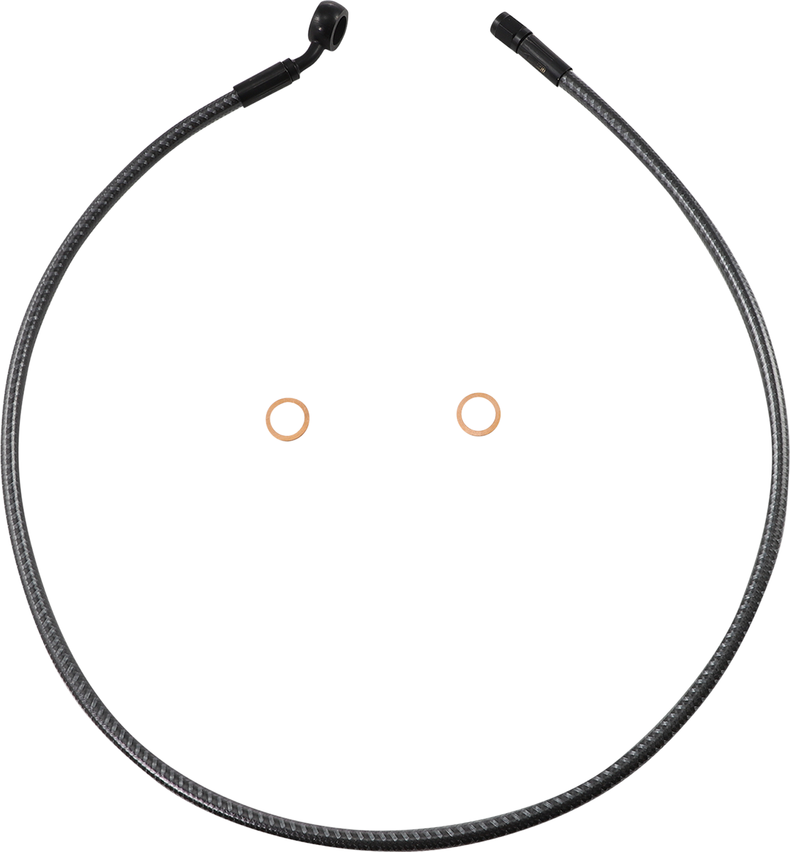 Brake Line - Front - 12 mm - 35° - 34" - KARBONFIBR