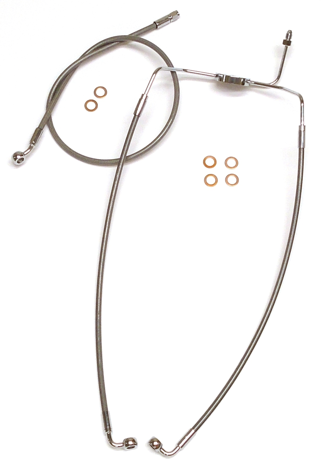 Brake Line - Front - XR - Stainless Steel