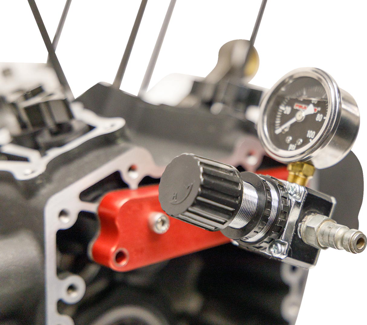 Assembled Engine Case Piston Cooling Jet Pressure Tester