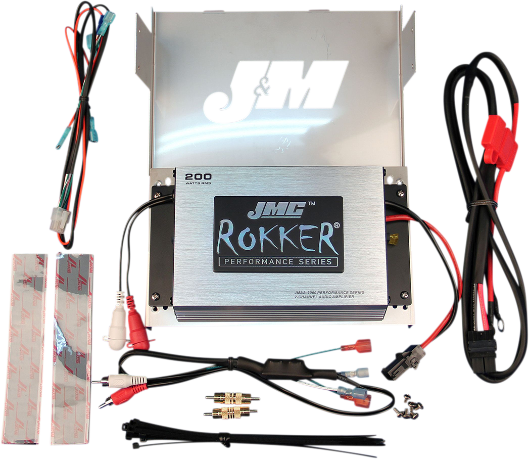 JMC ROKKER® 200 W 2-Channel Amplifier Kit
