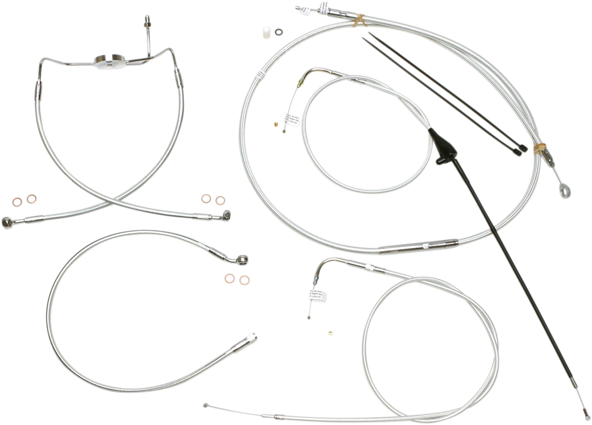 Sterling Chromite II® Designer Handlebar Installation Kit - 10" - '96-'06 Touring