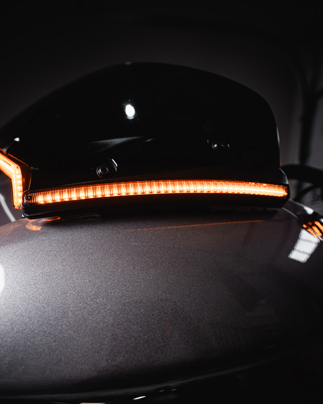 LED Windshield Trim with Turn Signals