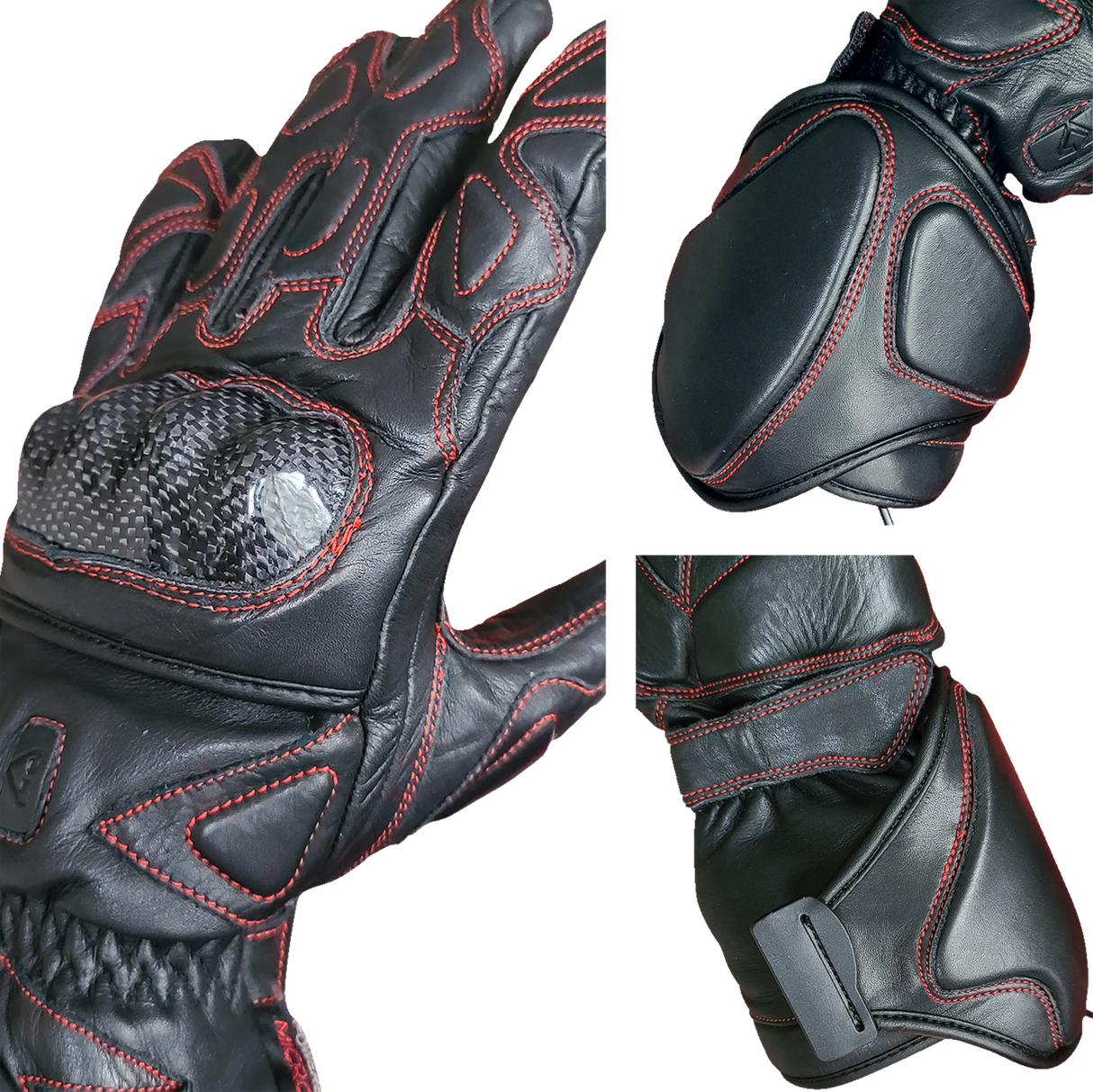 12 V Extreme Hard Knuckle Heated Gloves