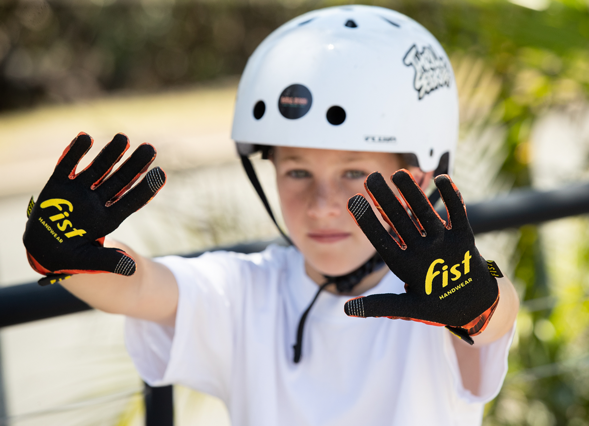 Youth Strapped 100% Nuts Gloves (Ages 8-14)