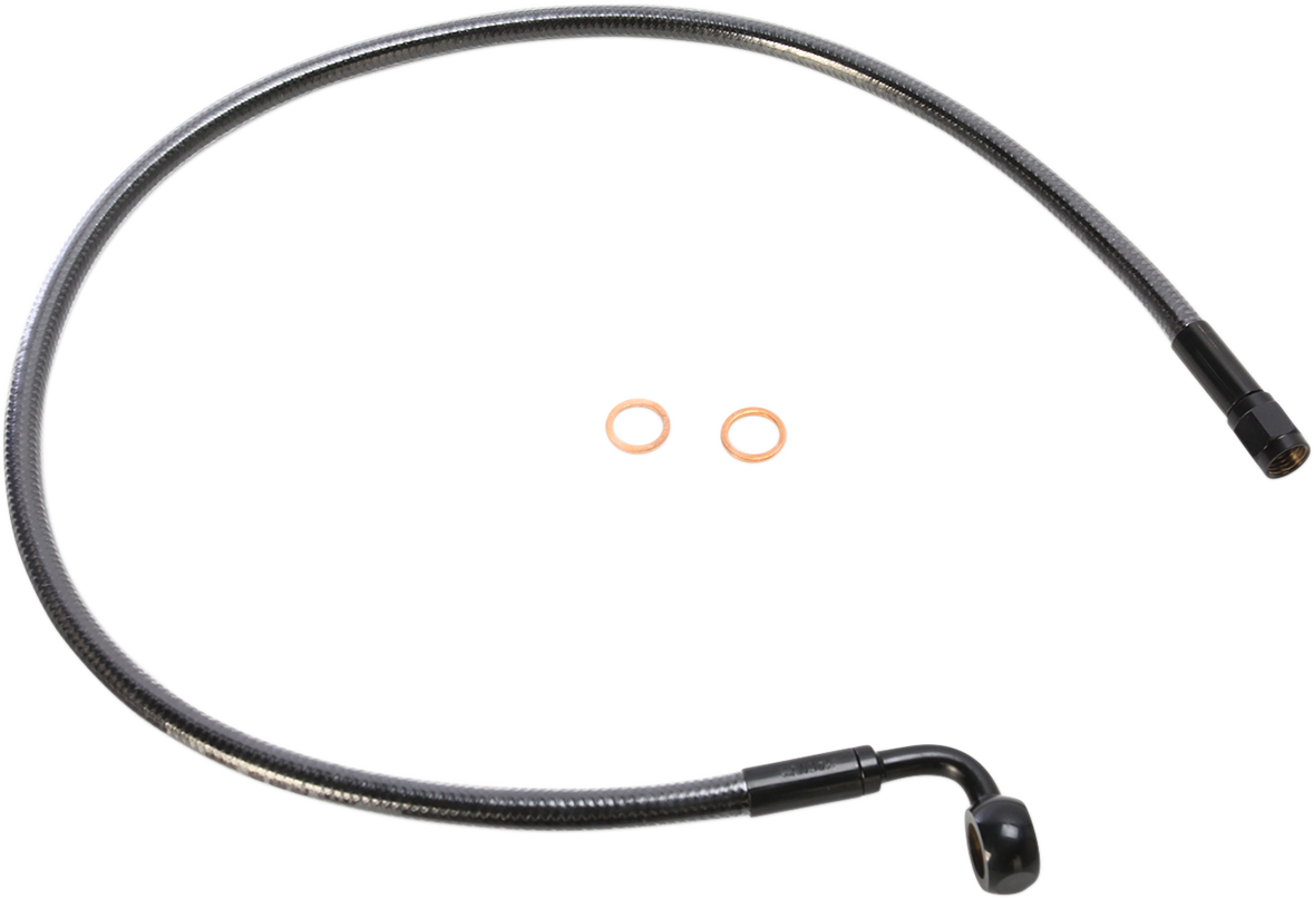Brake Line - 10 mm-90° - 25" - Black Pearl