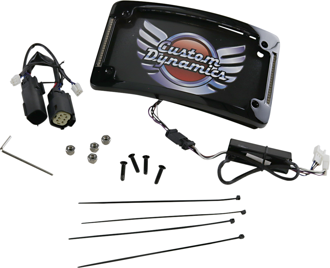 LED Radius License Plate Frame