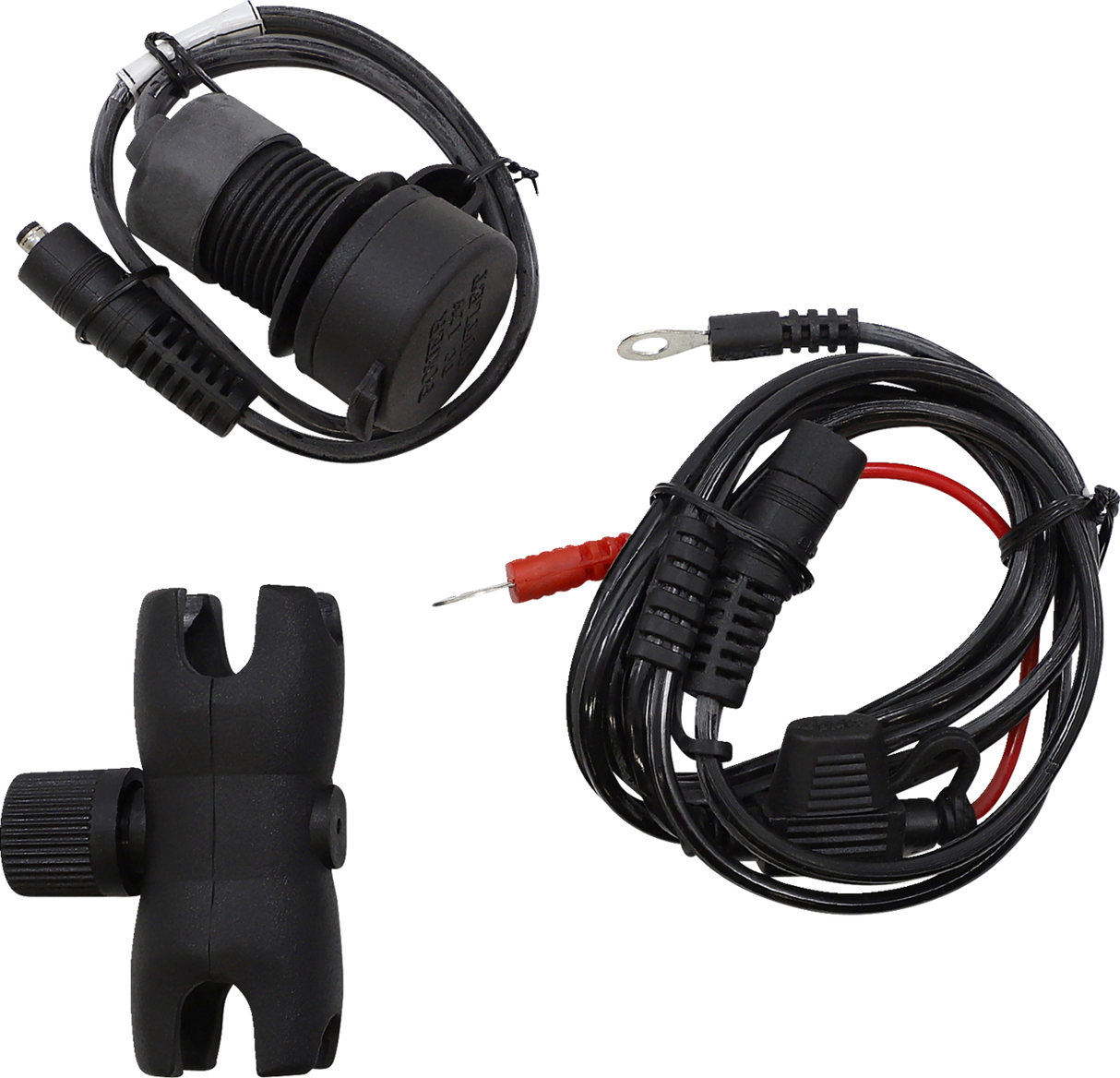 Dual USB Port Charger with 1" Ball Mount