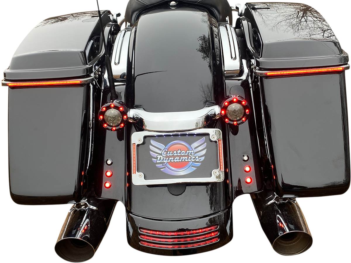LED Radius License Plate Frame