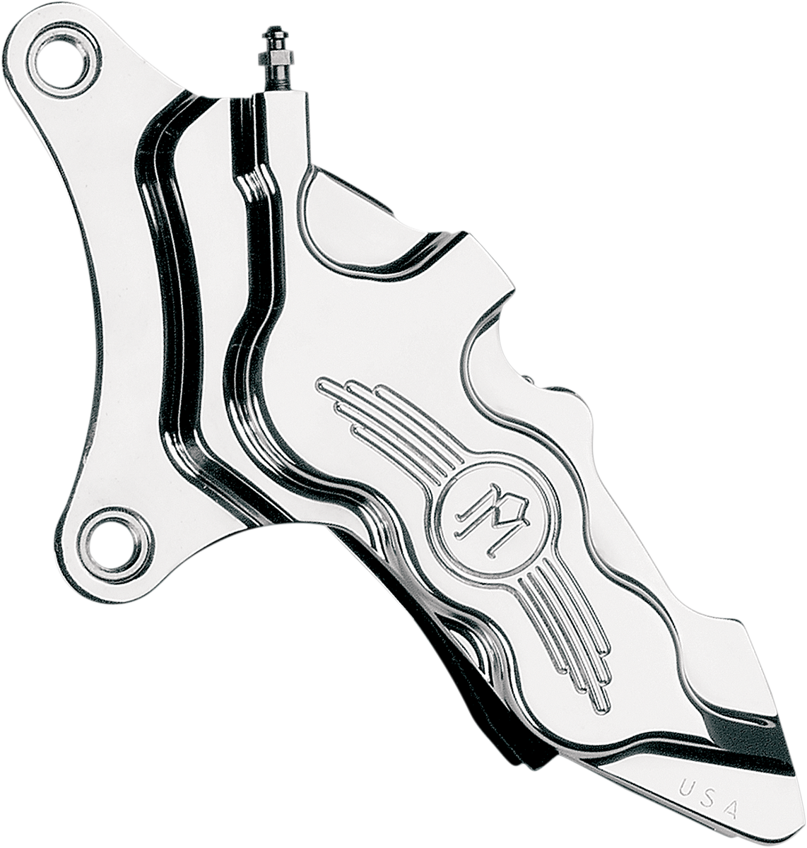 Six-Piston Differential-Bore Front Caliper