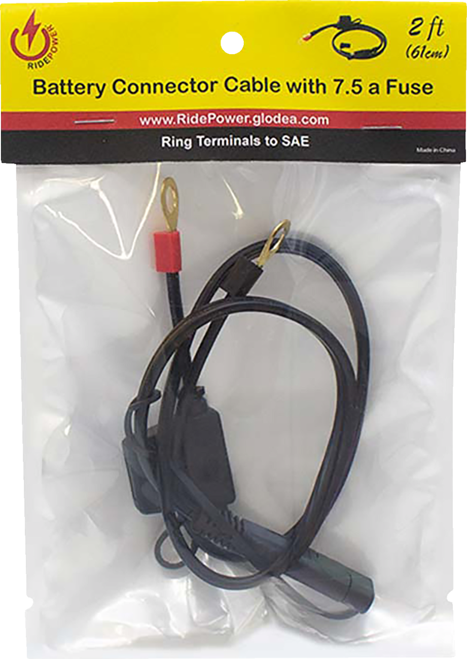 SAE to Ring Terminal Battery Connector Cable