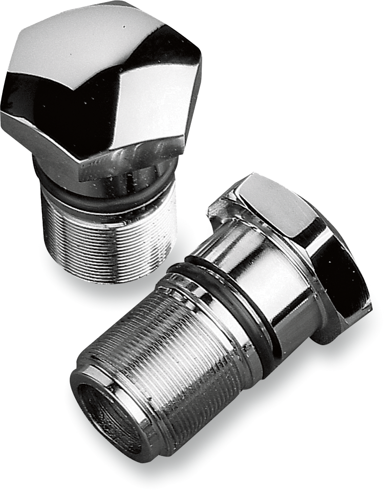 Chrome Fork Tube Plugs and Caps