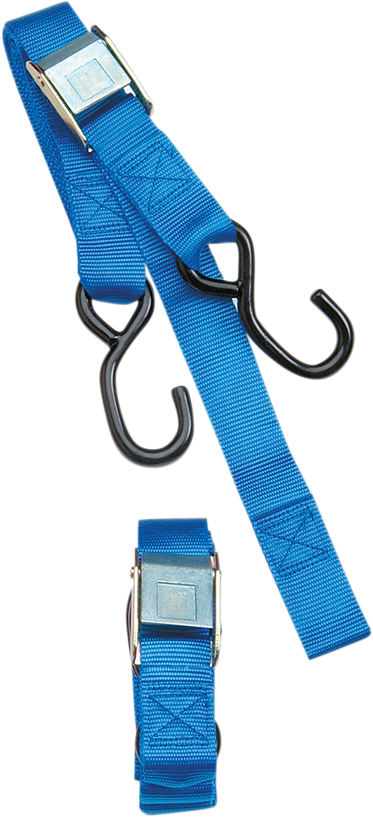 1" Heavy-Duty Cam Buckle Tie-Downs with Built-In Assist