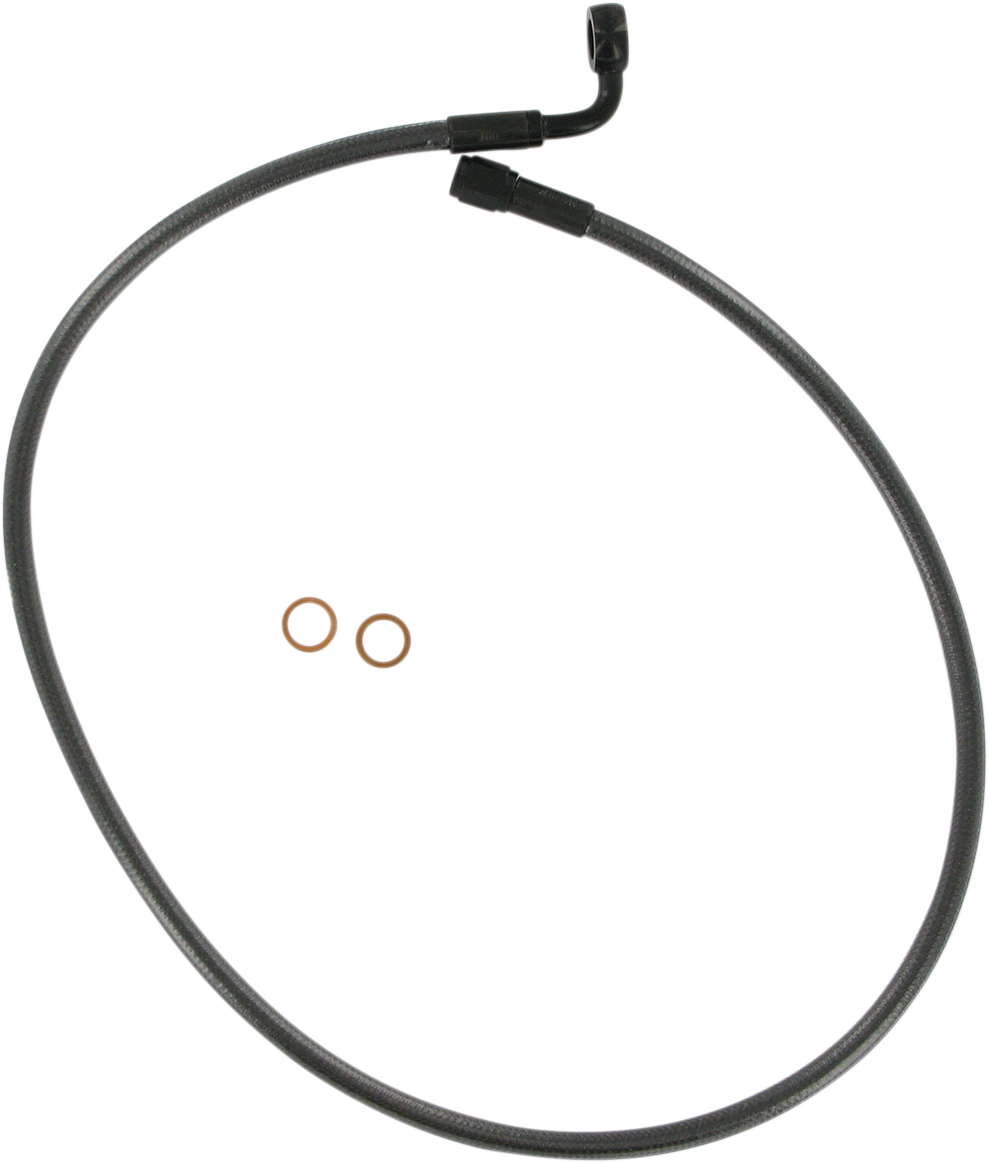 Brake Line - 10 mm/90° - 31" - Black Pearl