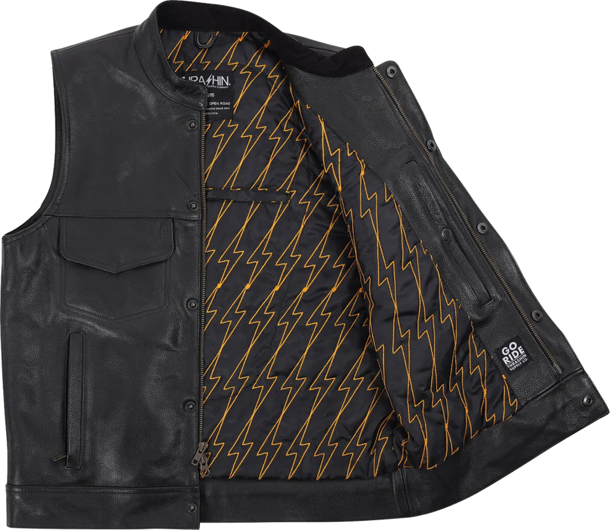 Mulholland Leather Riding Vest