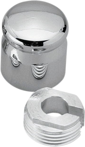 Chrome Billet Choke Cable Knob Cover