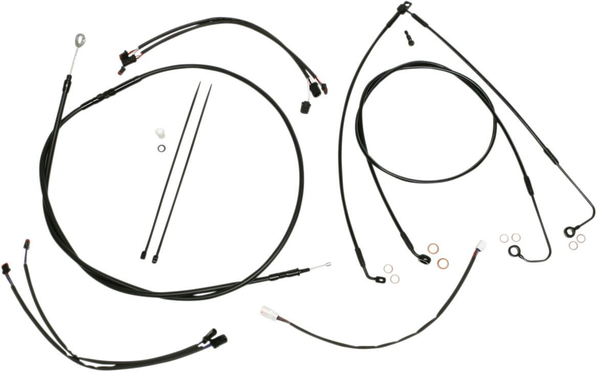 XR Handlebar Installation Kit - 12"-14" Ape Hangers - '16-'17 FLS - Black