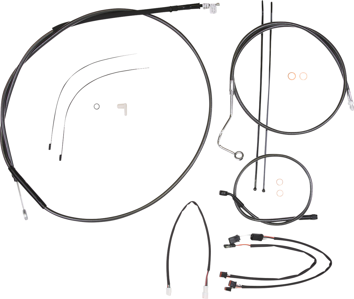 Black Pearl™ Designer Handlebar Installation Kit - 18"-20" - '21-'23 FLTR