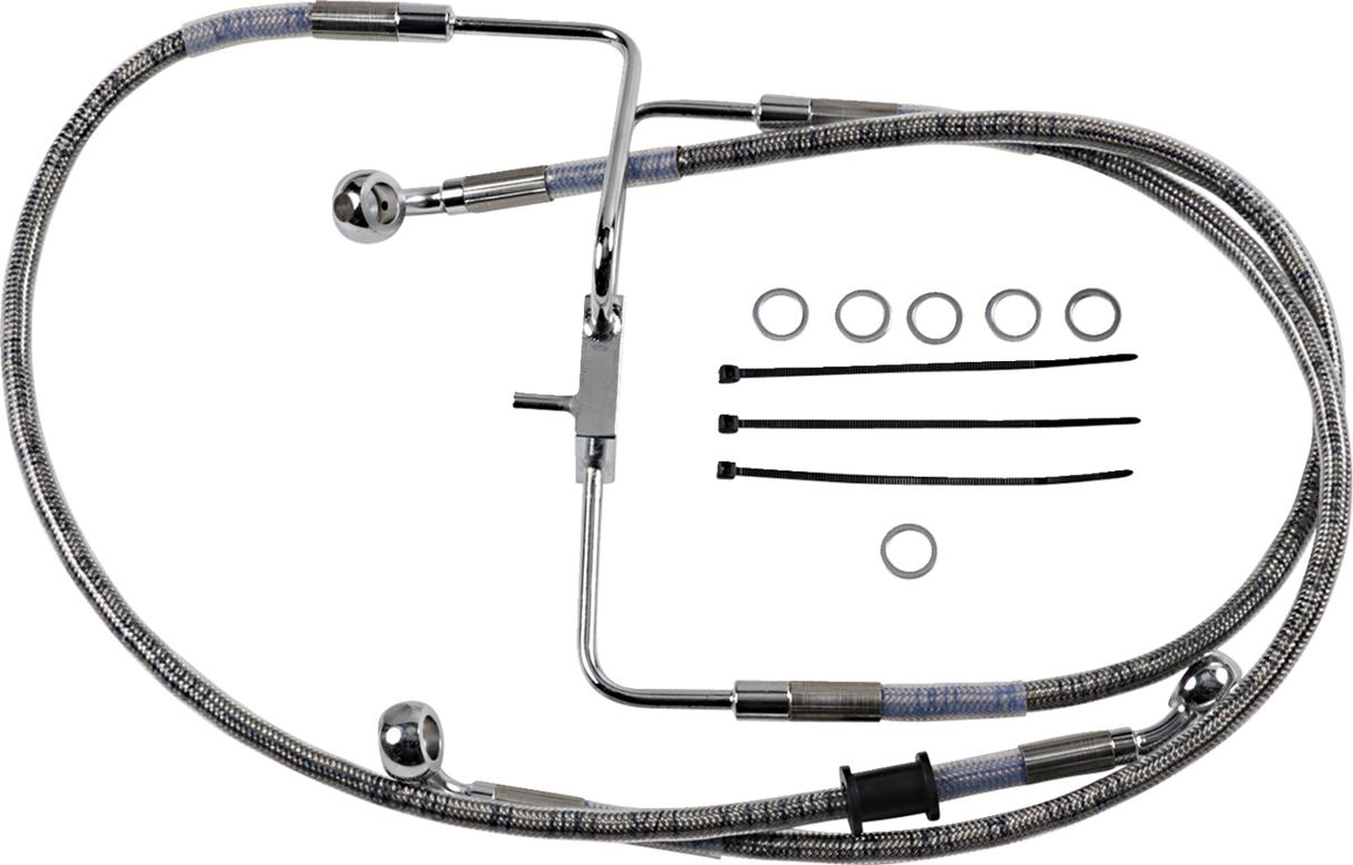 Extended Length Stainless Steel Brake Line