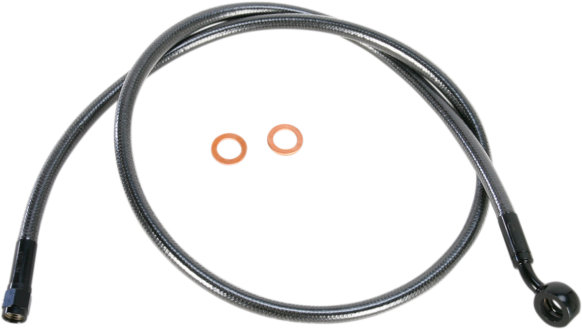Brake Line - 7/16"-35° - 38" - Black Pearl