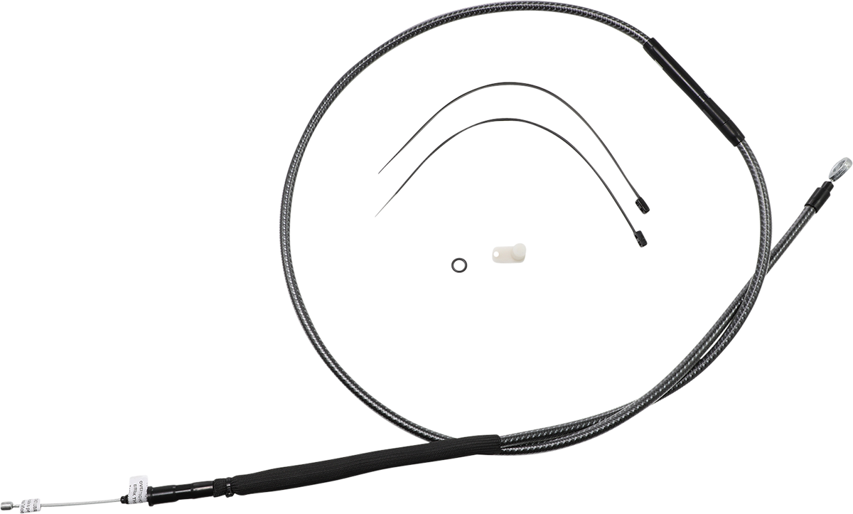 High-Efficiency Polished KARBONFIBR Clutch Cable - 68-11/16"