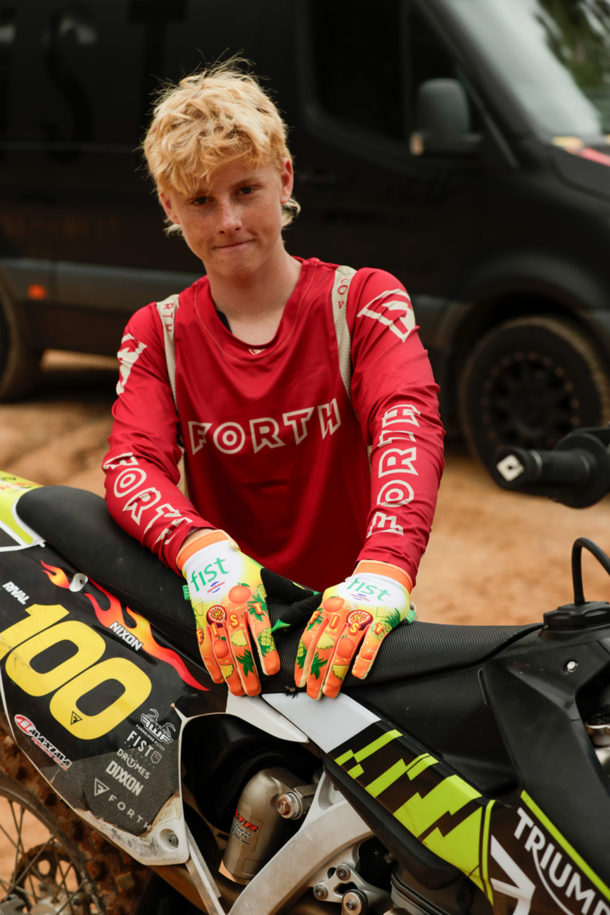 Strapped Fruit Punch Gloves