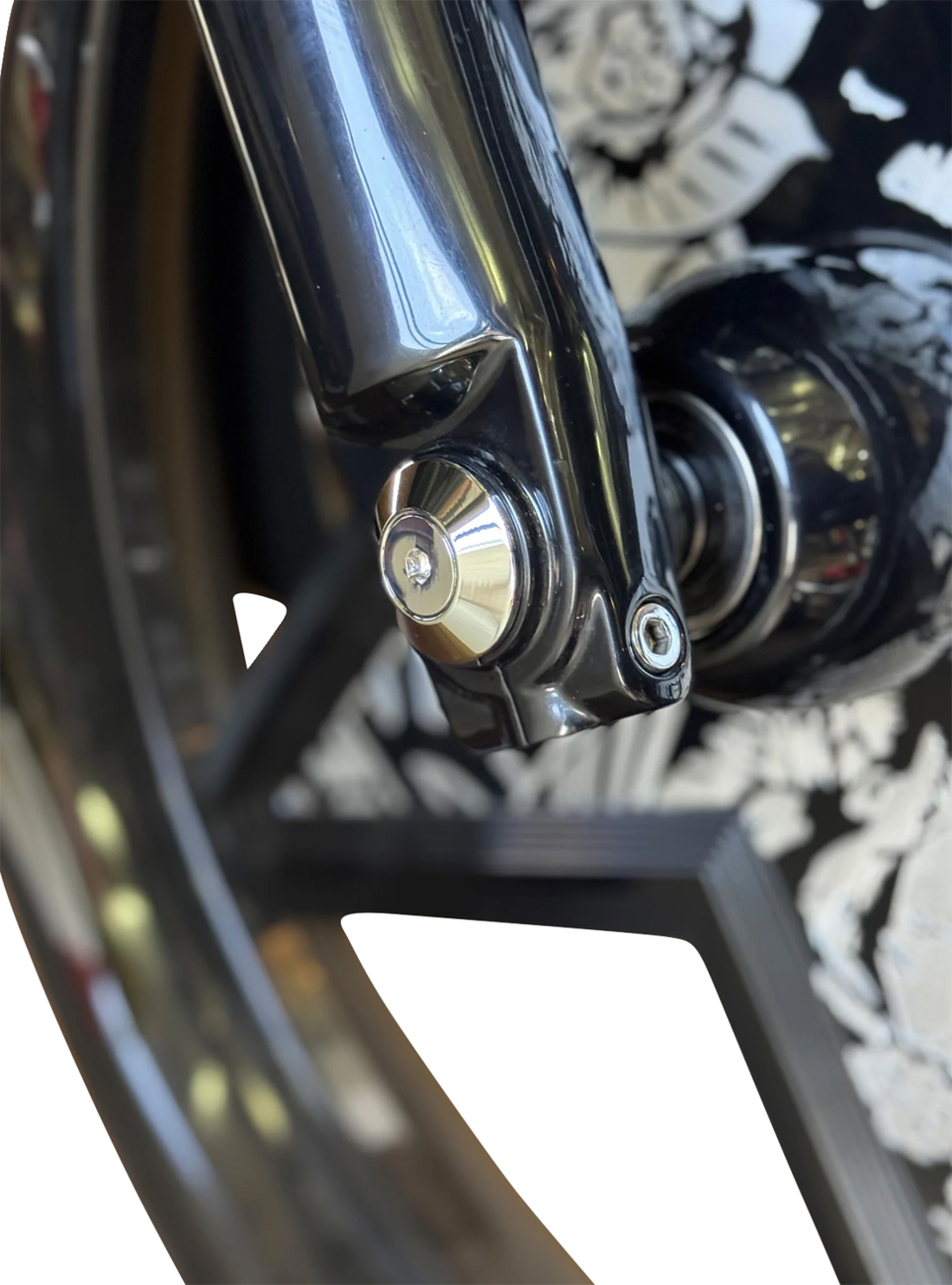 Y-Axle Custom Front Axle Kit with Smooth Style Axle Cover