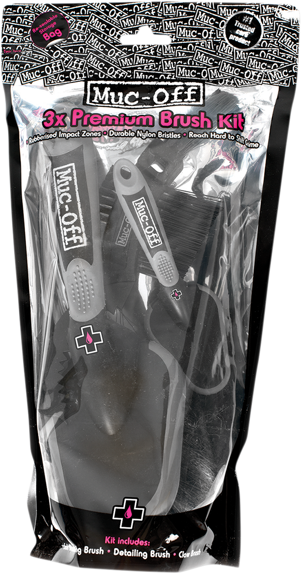 Premium 3-Piece Brush Kit