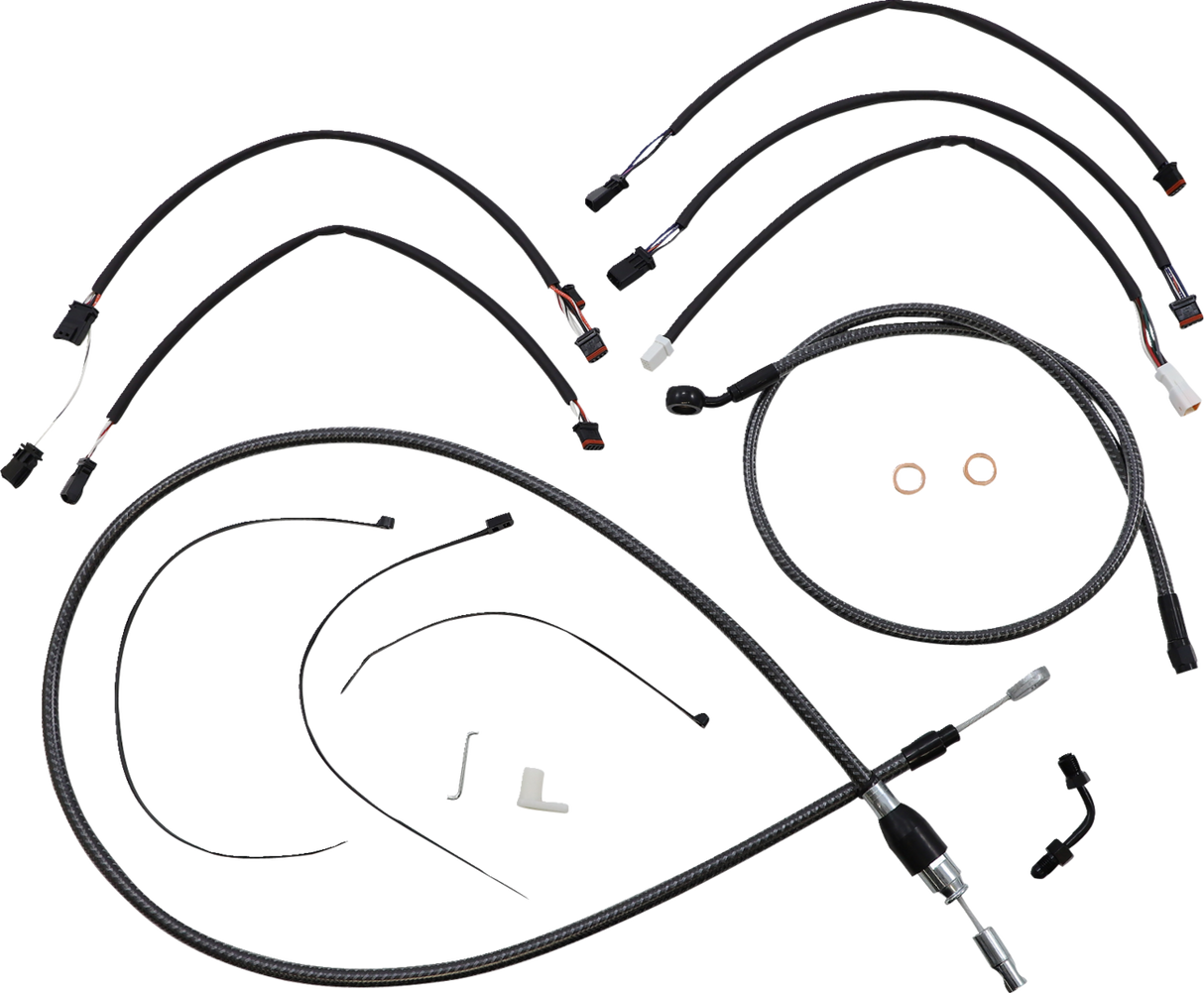 KARBONFIBR Designer Handlebar Installation Kit - 15"-17" - '18-'24 FX