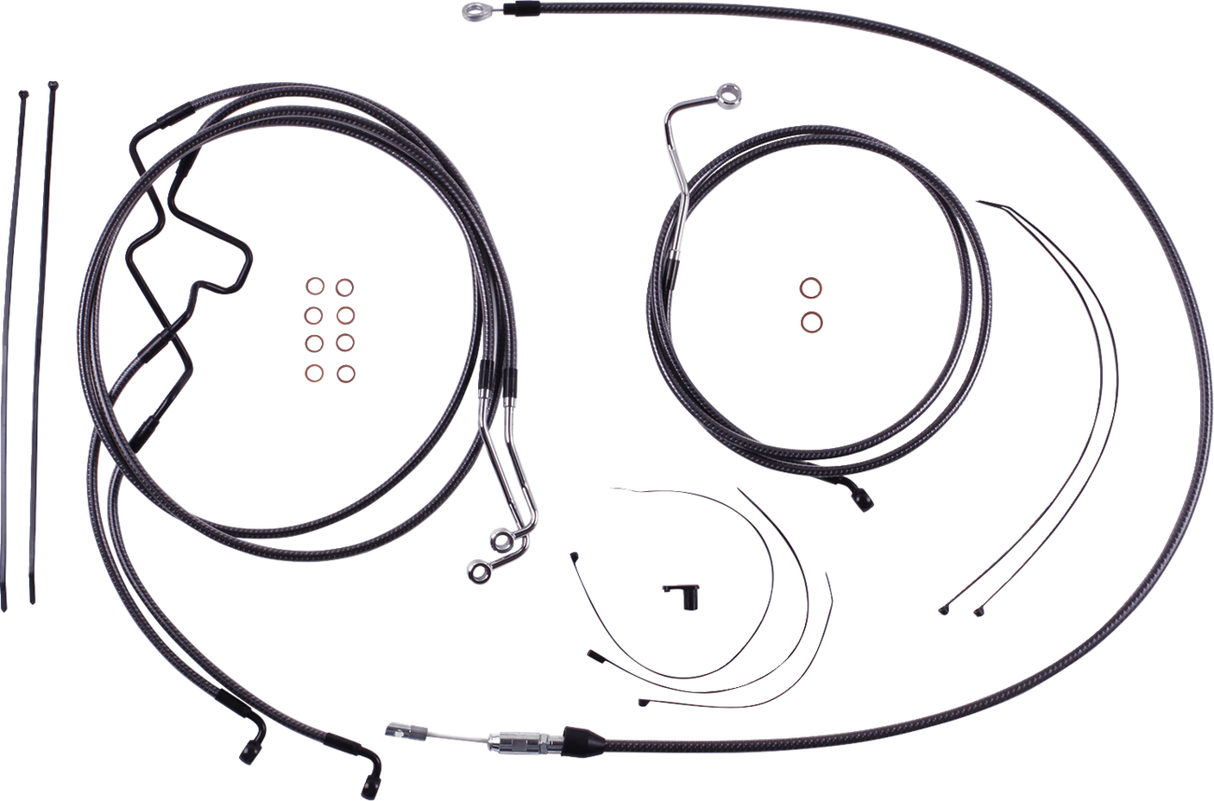 KARBONFIBR Designer Handlebar Installation Kit - 8" - '21-'23 FLTR