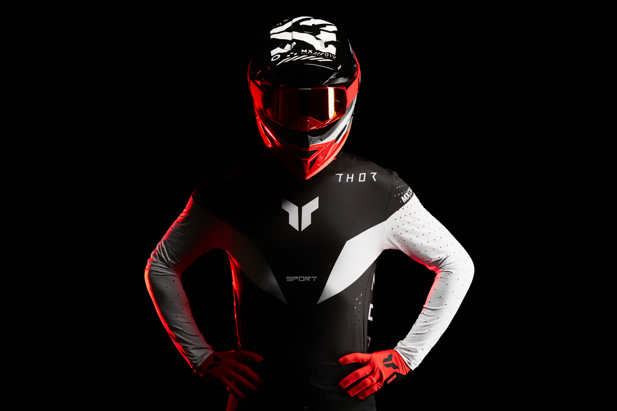 Sportmode Strike Jersey β White/Black