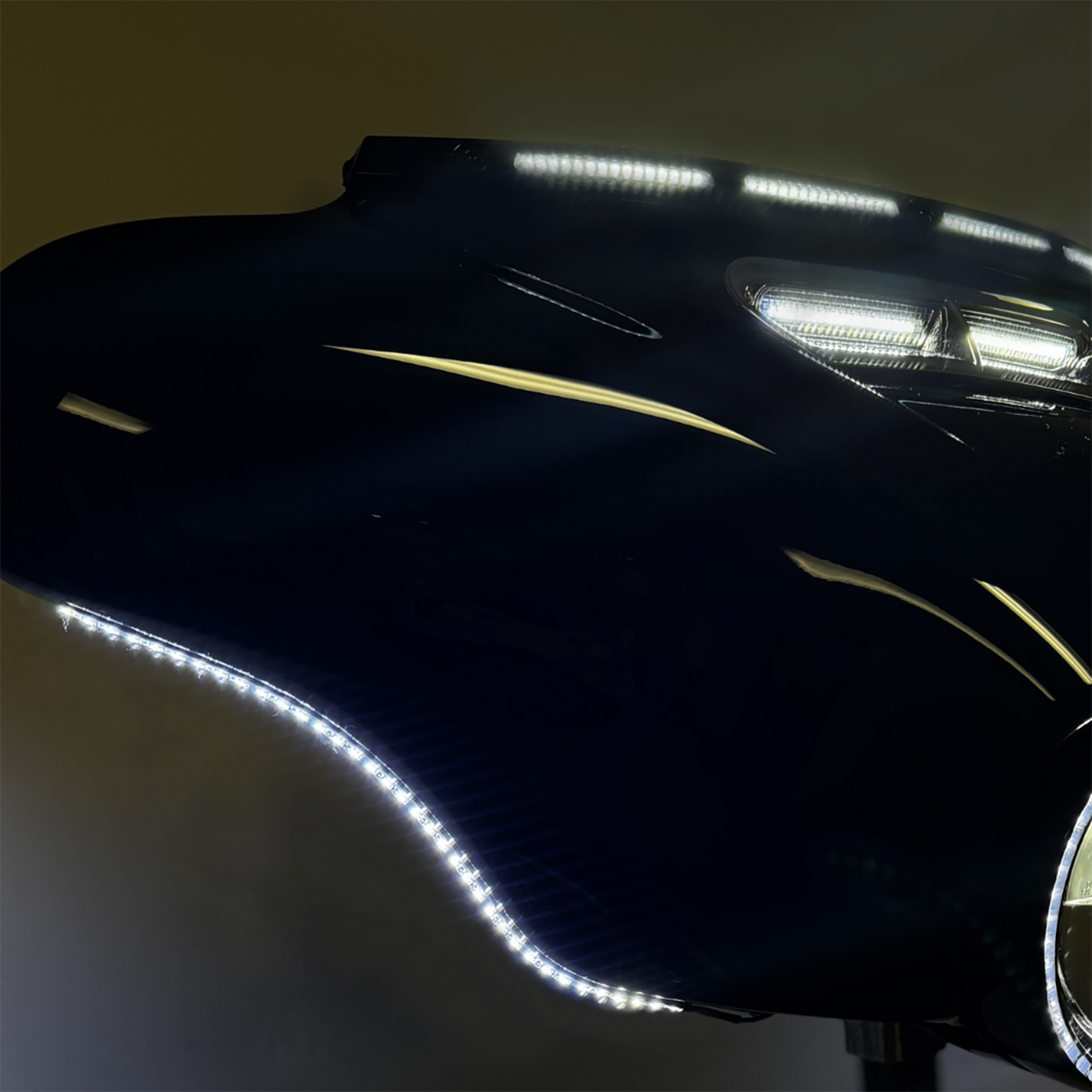 Dual Color LED Fairing Strips