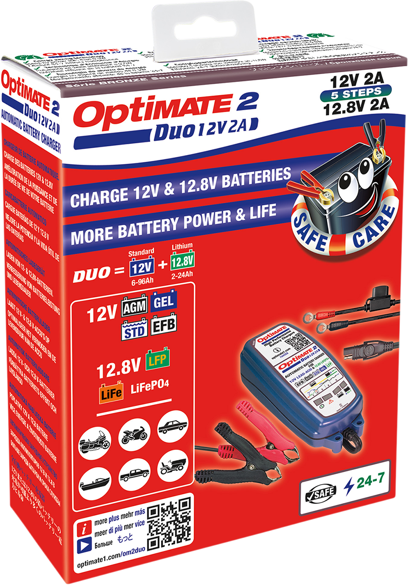 OptiMate™ 2 Duo Battery Charger/Maintainer
