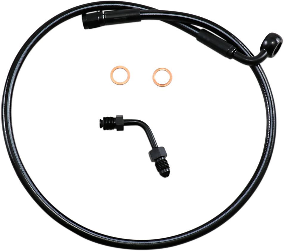 Brake Line - Upper with Adapter - Black