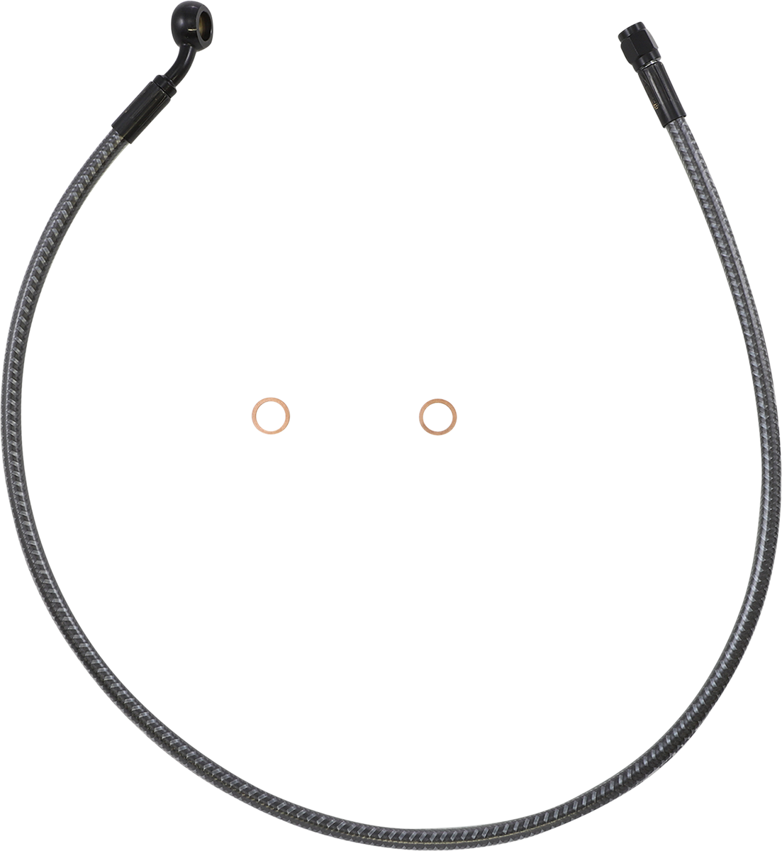 Brake Line - Front - 10 mm - 35° - 30" - KARBONFIBR