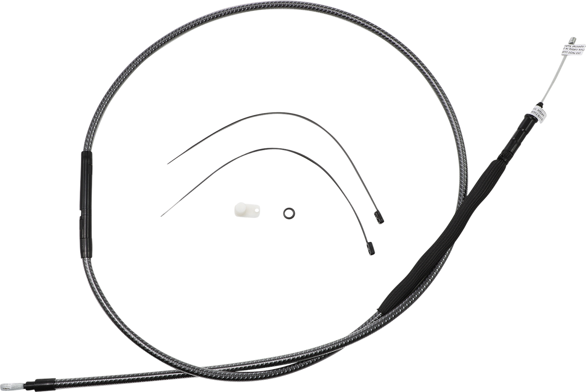 High-Efficiency Polished KARBONFIBR Clutch Cable - 72-11/16"