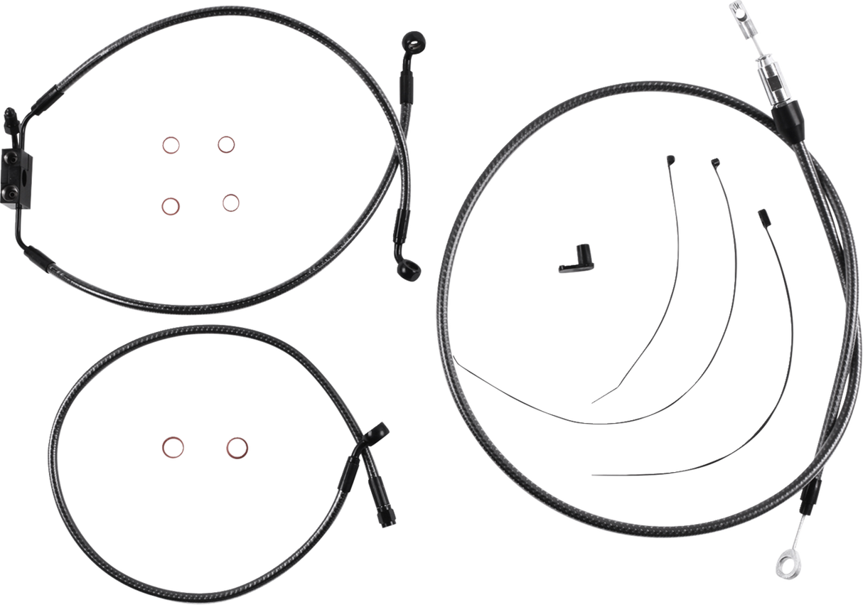 KARBONFIBR Designer Handlebar Installation Kit - 8" - FXLR/FXFB/S
