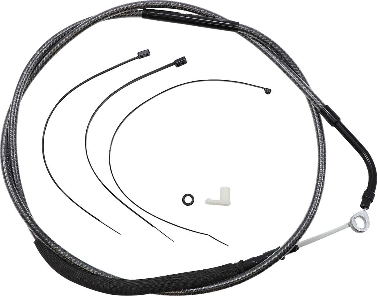 High-Efficiency Polished KARBONFIBR Clutch Cable - 73-3/4"